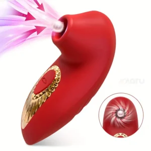 ALICE Vibromasseur rouge en Silicone