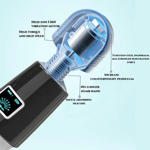10 CHARLOTTE Vibrateur AV avec Écran LCD