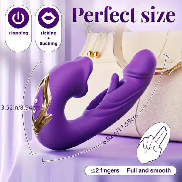 2 Léonie-Vibromasseur Point G 3-en-1