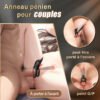 Grégori-Vibrateur à anneau pénien 3 en 1