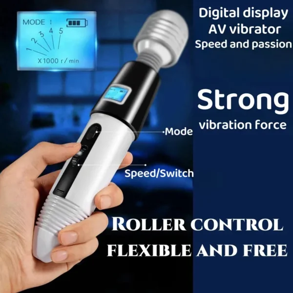 2 CHARLOTTE Vibrateur AV avec Écran LCD