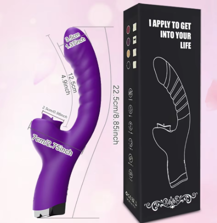 5 Amandine-Vibromasseur 2 en 1 pour femme