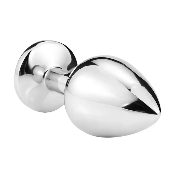 JUIIETTE Plug anal acier diamant rouge