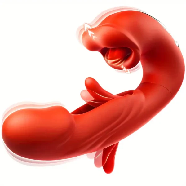 ROUGE Léonie-Vibromasseur Point G 3-en-1