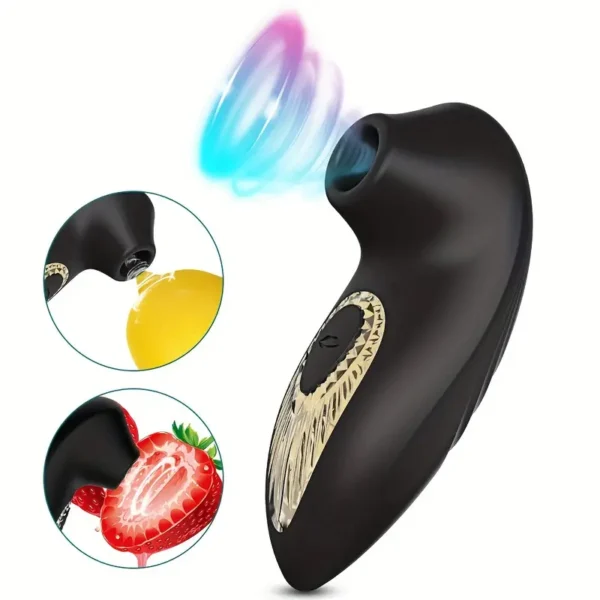 noir ALICE Vibromasseur rouge en Silicone