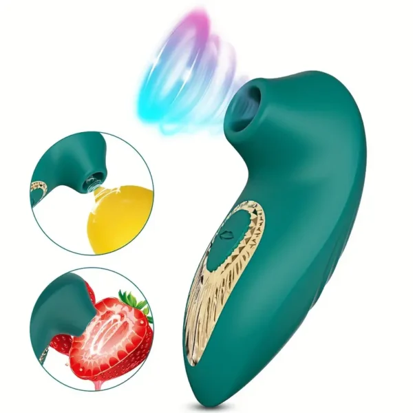 vert ALICE Vibromasseur rouge en Silicone